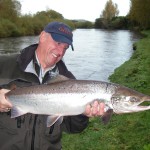 A fresh October fish from the River Earn