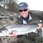 A fresh fish from the Tummel caught on a long winged Monkey fly